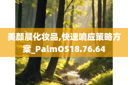 美颜晨化妆品,快速响应策略方案_PalmOS18.76.64