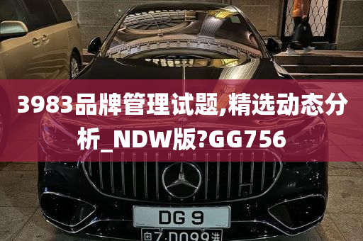 3983品牌管理试题,精选动态分析_NDW版?GG756