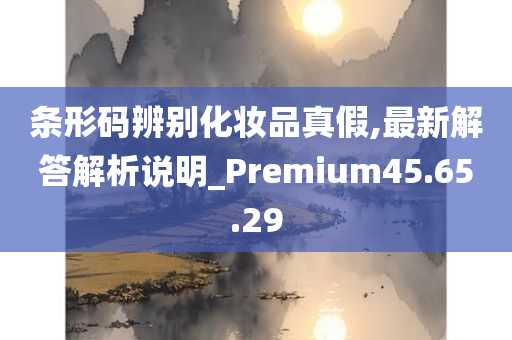 条形码辨别化妆品真假,最新解答解析说明_Premium45.65.29