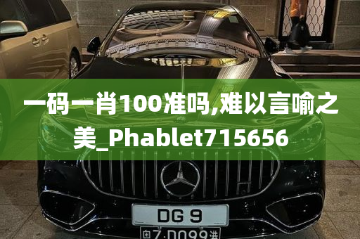 一码一肖100准吗,难以言喻之美_Phablet715656