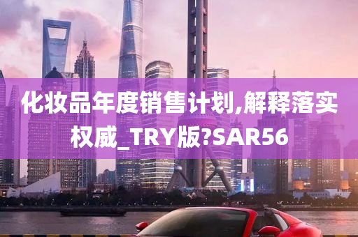 化妆品年度销售计划,解释落实权威_TRY版?SAR56