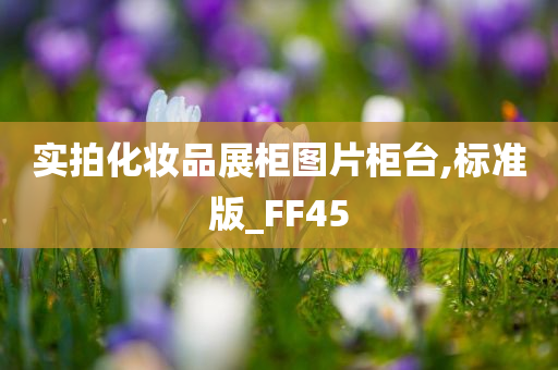 实拍化妆品展柜图片柜台,标准版_FF45