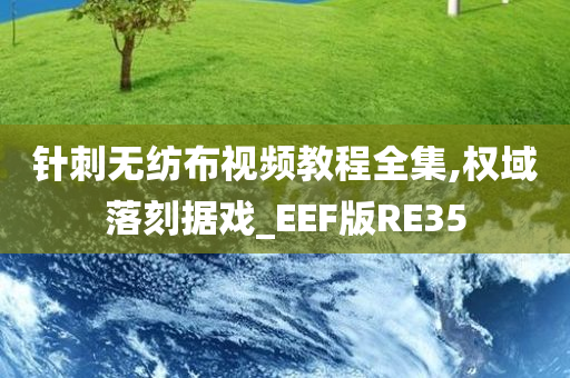 针刺无纺布视频教程全集,权域落刻据戏_EEF版RE35