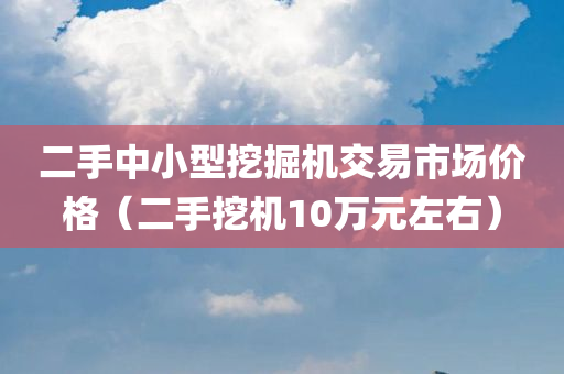 二手中小型挖掘机交易市场价格（二手挖机10万元左右）