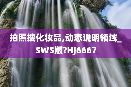 拍照搜化妆品,动态说明领域_SWS版?HJ6667