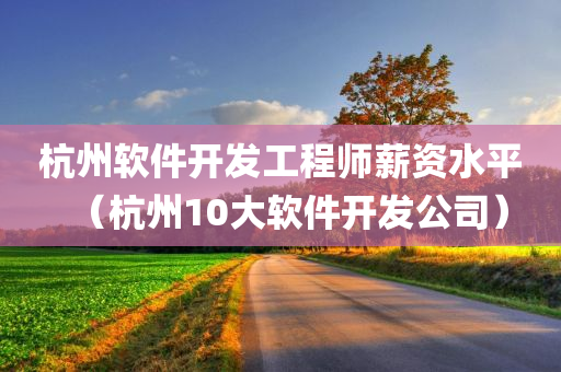 杭州软件开发工程师薪资水平（杭州10大软件开发公司）