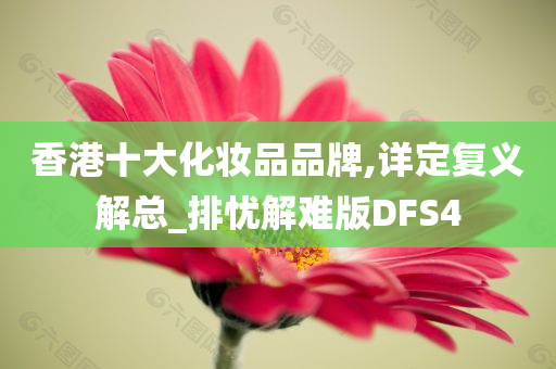 香港十大化妆品品牌,详定复义解总_排忧解难版DFS4