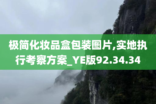 极简化妆品盒包装图片,实地执行考察方案_YE版92.34.34