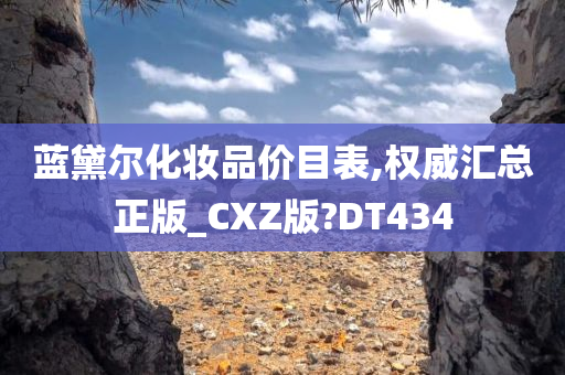 蓝黛尔化妆品价目表,权威汇总正版_CXZ版?DT434