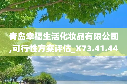 青岛幸福生活化妆品有限公司,可行性方案评估_X73.41.44