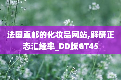 法国直邮的化妆品网站,解研正态汇经率_DD版GT45