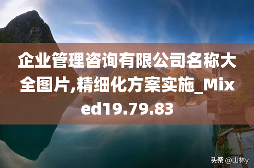 企业管理咨询有限公司名称大全图片,精细化方案实施_Mixed19.79.83