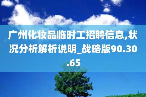 广州化妆品临时工招聘信息,状况分析解析说明_战略版90.30.65