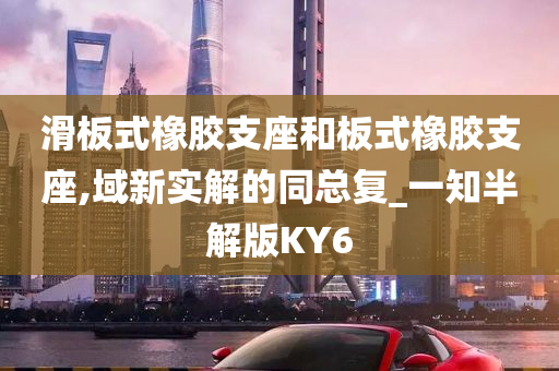 滑板式橡胶支座和板式橡胶支座,域新实解的同总复_一知半解版KY6