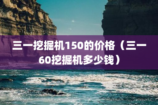 三一挖掘机150的价格（三一60挖掘机多少钱）