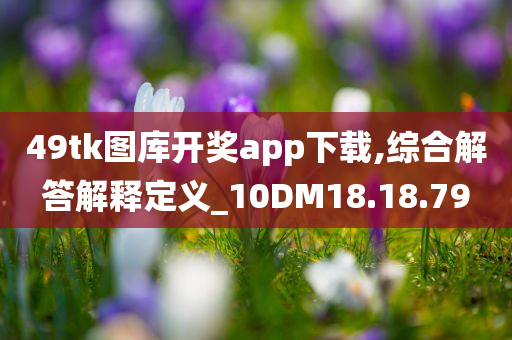 49tk图库开奖app下载,综合解答解释定义_10DM18.18.79