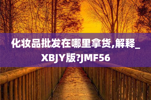 化妆品批发在哪里拿货,解释_XBJY版?JMF56