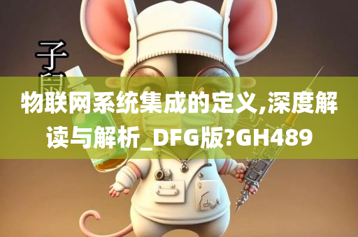 物联网系统集成的定义,深度解读与解析_DFG版?GH489