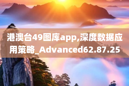 港澳台49图库app,深度数据应用策略_Advanced62.87.25