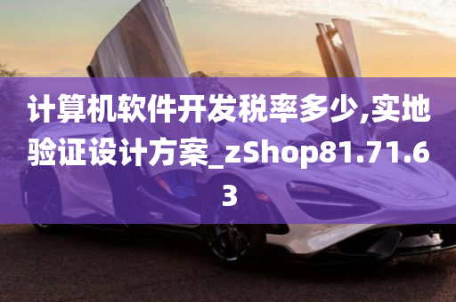 计算机软件开发税率多少,实地验证设计方案_zShop81.71.63