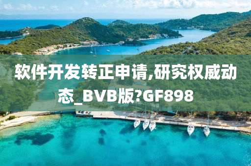 软件开发转正申请,研究权威动态_BVB版?GF898