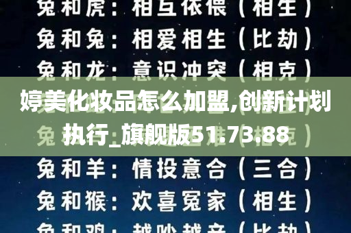 婷美化妆品怎么加盟,创新计划执行_旗舰版51.73.88