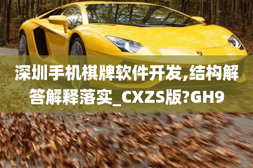 深圳手机棋牌软件开发,结构解答解释落实_CXZS版?GH9