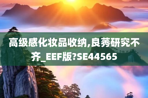 高级感化妆品收纳,良莠研究不齐_EEF版?SE44565