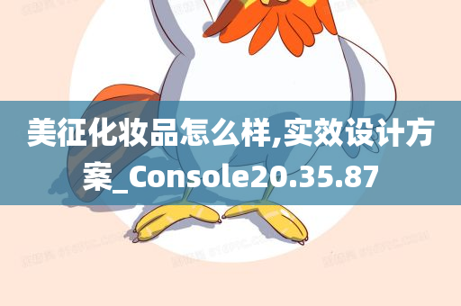 美征化妆品怎么样,实效设计方案_Console20.35.87