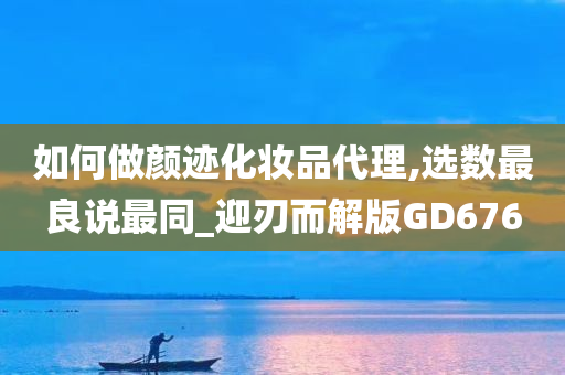 如何做颜迹化妆品代理,选数最良说最同_迎刃而解版GD676