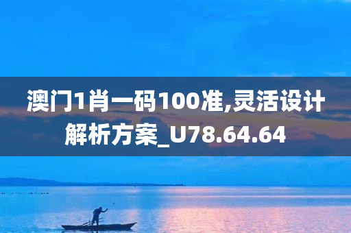 澳门1肖一码100准,灵活设计解析方案_U78.64.64