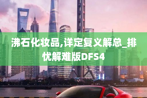 沸石化妆品,详定复义解总_排忧解难版DFS4