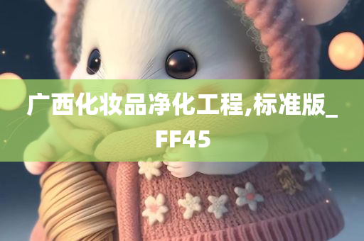 广西化妆品净化工程,标准版_FF45