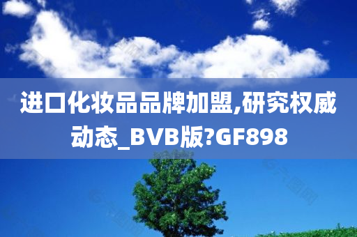 进口化妆品品牌加盟,研究权威动态_BVB版?GF898