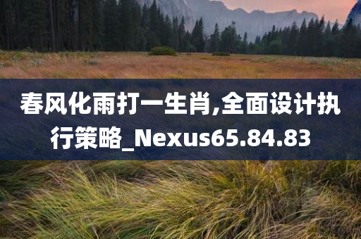 春风化雨打一生肖,全面设计执行策略_Nexus65.84.83