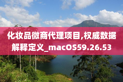 化妆品微商代理项目,权威数据解释定义_macOS59.26.53