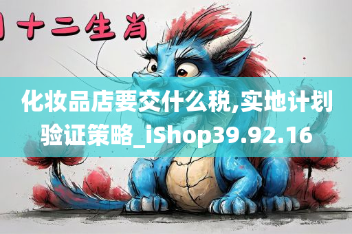 化妆品店要交什么税,实地计划验证策略_iShop39.92.16