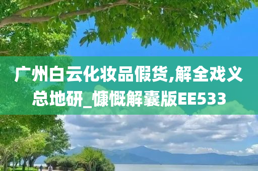 广州白云化妆品假货,解全戏义总地研_慷慨解囊版EE533