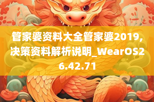 管家婆资料大全管家婆2019,决策资料解析说明_WearOS26.42.71