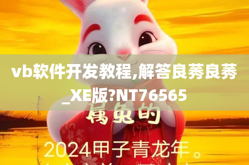 vb软件开发教程,解答良莠良莠_XE版?NT76565