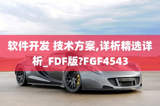 软件开发 技术方案,详析精选详析_FDF版?FGF4543