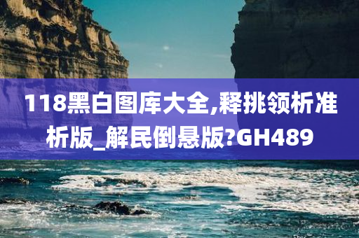 118黑白图库大全,释挑领析准析版_解民倒悬版?GH489