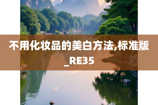 不用化妆品的美白方法,标准版_RE35