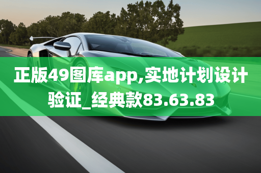 正版49图库app,实地计划设计验证_经典款83.63.83