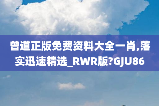 曾道正版免费资料大全一肖,落实迅速精选_RWR版?GJU86