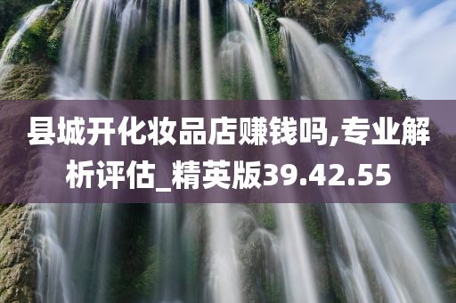 县城开化妆品店赚钱吗,专业解析评估_精英版39.42.55