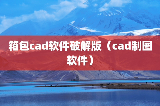 箱包cad软件破解版（cad制图软件）