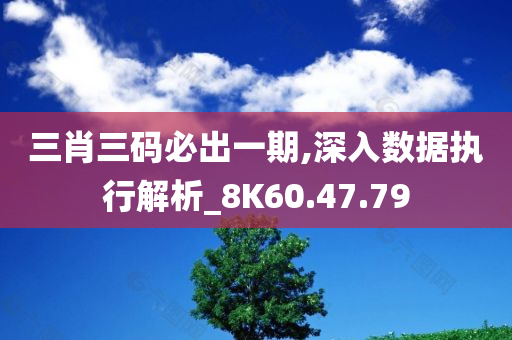 三肖三码必出一期,深入数据执行解析_8K60.47.79