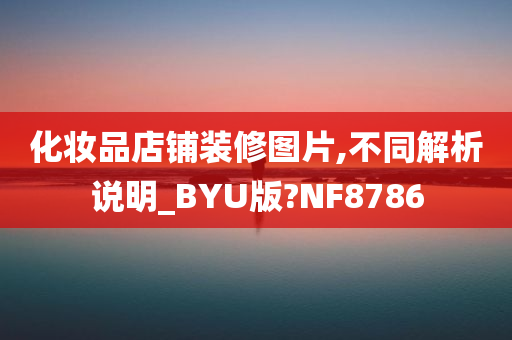 化妆品店铺装修图片,不同解析说明_BYU版?NF8786