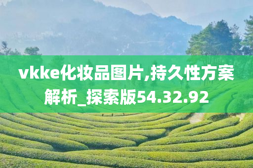 vkke化妆品图片,持久性方案解析_探索版54.32.92